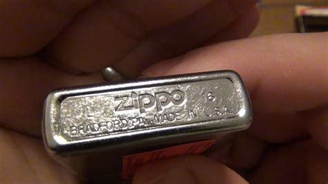 dating your zippo lighter